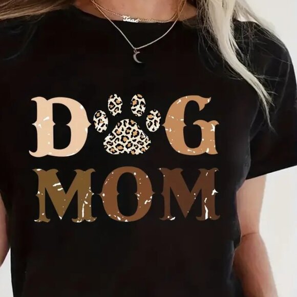 Dog Mom Tee Shirt, Best Dog Mom Gift T-shirt, Gift for Mother's Day - Picture 3 of 5